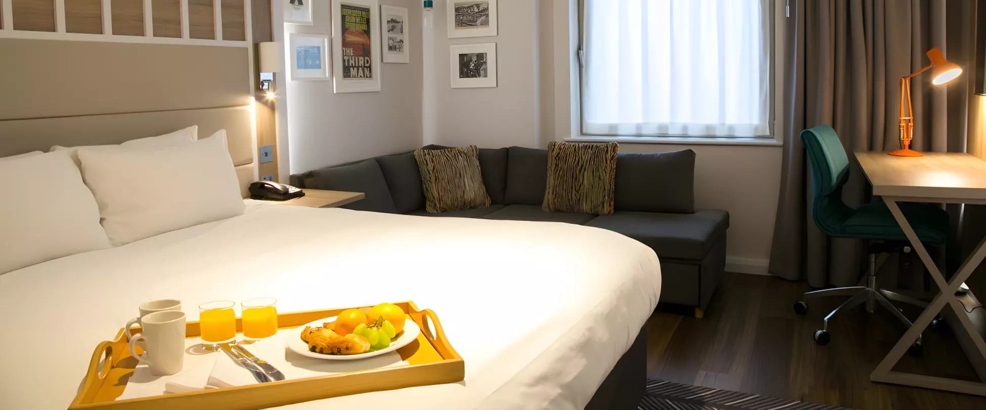 Stay in our newly refurbished rooms.